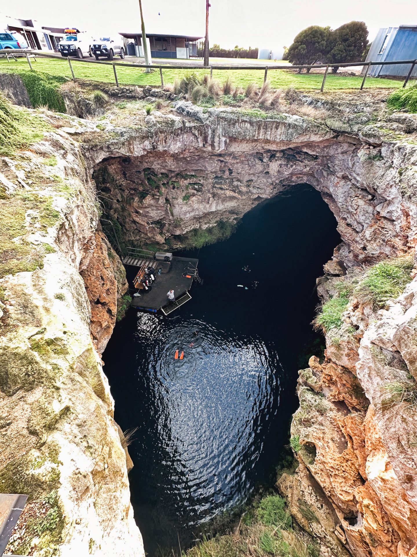 Exploring Kilsby Sinkhole Edges of Earth expedition Oceanographic