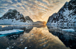 Antarctica sunrise